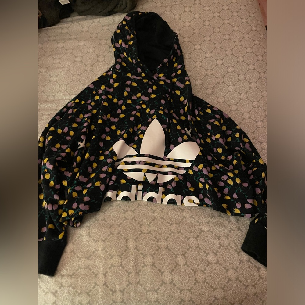 Adidas cropped hoodie